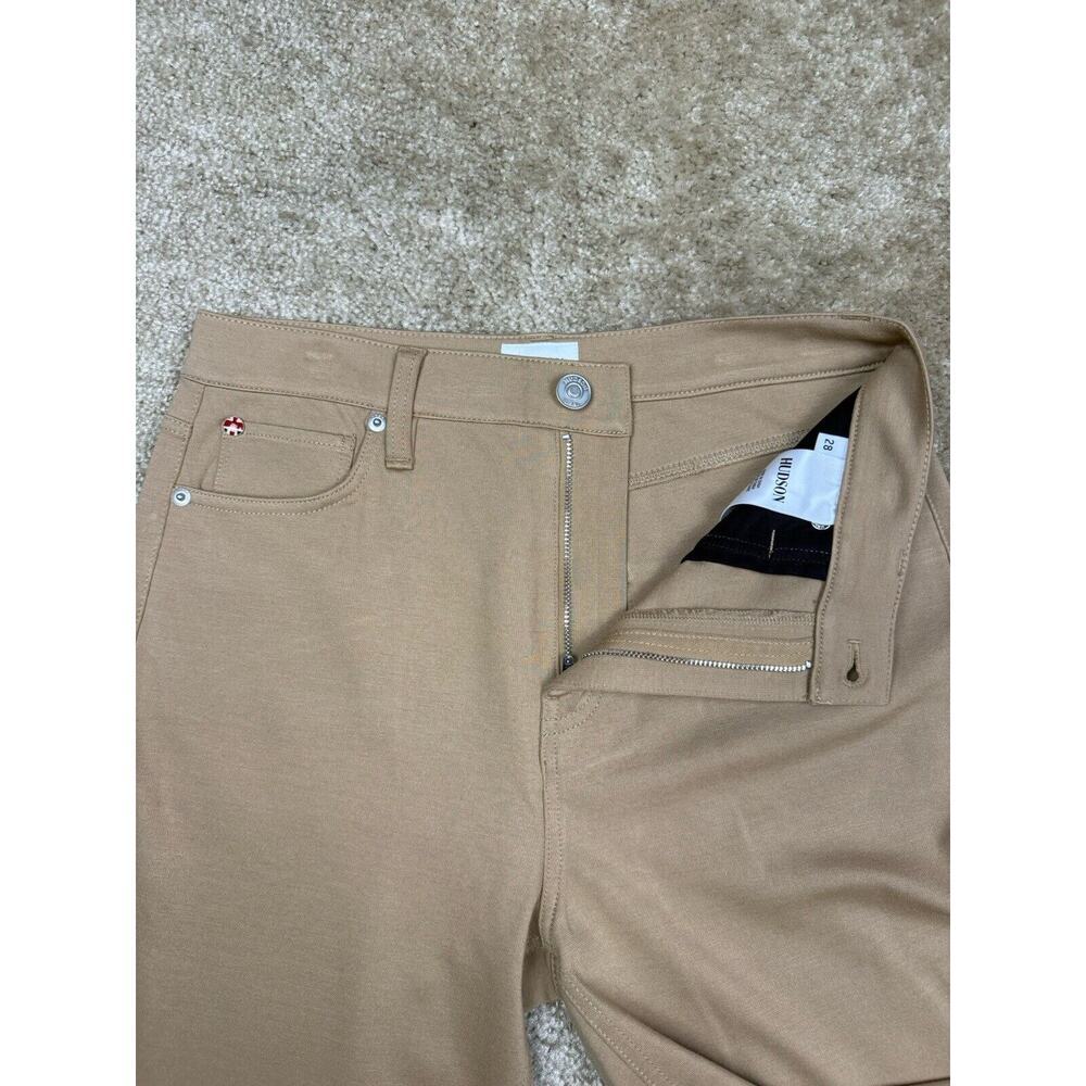 Hudson Women's High Waist Straight Leg Ankle Pant Tan Size 26 Inseam 26.5 A454 - Picture 3 of 13